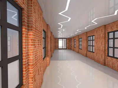 Corridor Interior 3D model