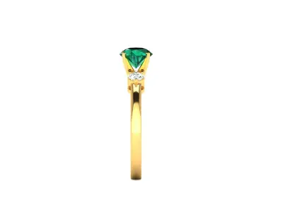 Women Ring  Render 3dm STL OBJ FBX Details 3D print model 168