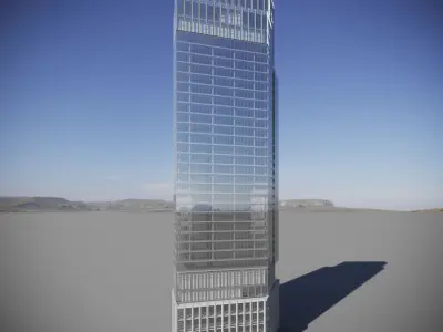 1 Leadenhall Street Tower - London Skyscraper 3D model
