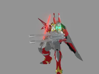 The Mecha Attacker 10 3D model