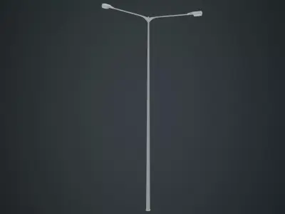 Street Light 8A Low-poly 3D model