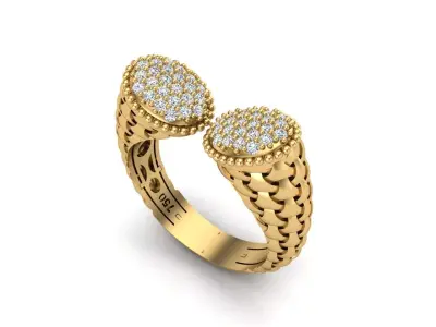 Boucheron ring  3D print model