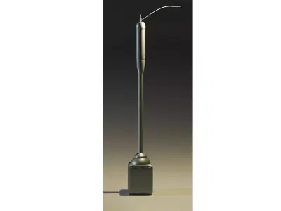 Street Light Low-poly 3D model 32