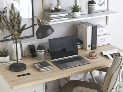 Office workplace 67 3D model