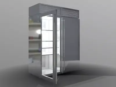 Kitchen Appliances Low-poly 3D model