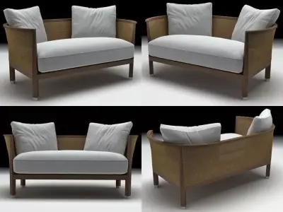 Rosetta sofa 3D model