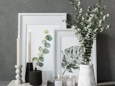 Decorative set interior 05 3D model