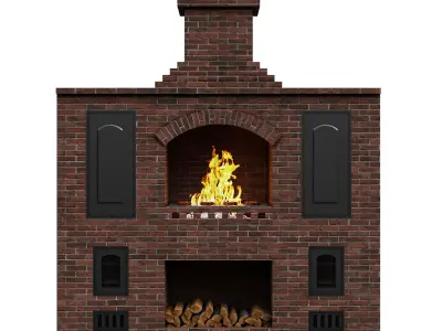 Baebque 01 3D model