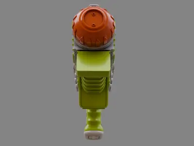 Water Gun one hand 08 3D model