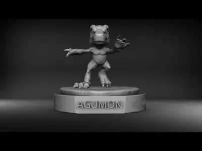 Agumon - print model  3D print model