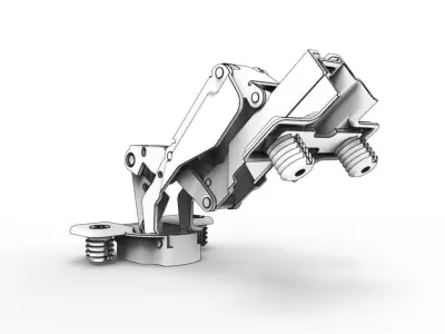 FGV Soft Close Hinge 3D model