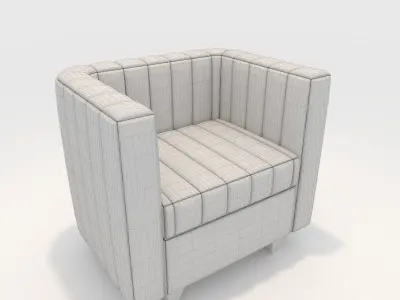 Sofa 1 Seater 2 3D model