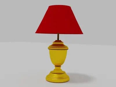 Urn Lamp Free 3D model