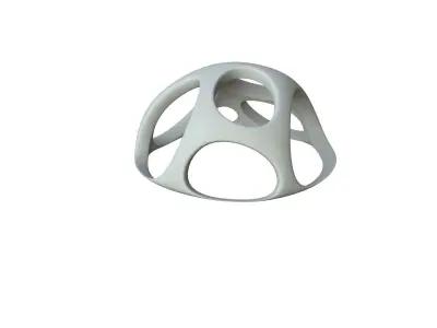 SciFi Cube Object No 48221 Low Poly Shape Low-poly 3D model