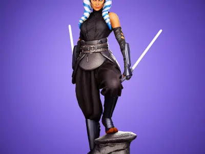 Ahsoka Tano from Star Wars 3D print model