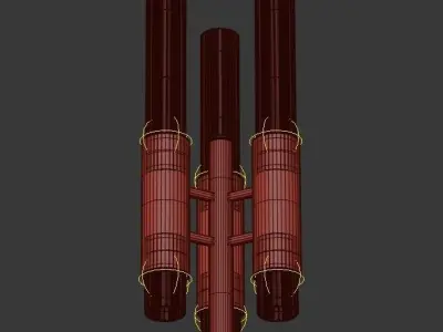 WATERFALL TABLE LAMP 3D model