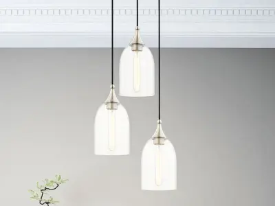 Coro Light Single Bell Pendant Free 3D model