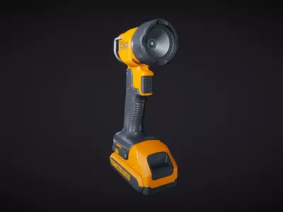Cordless Work Torch 01 Active 3D model