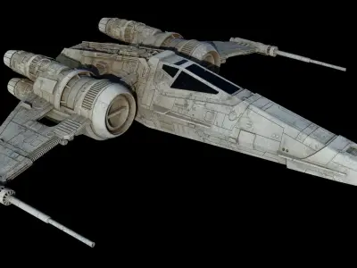 Z-98 Starfighter  - Star Wars 3D model