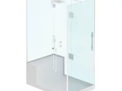 Rectangular Shower 3D model