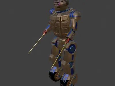 Sci-Fi Robot Enemy 005 Low-poly 3D model