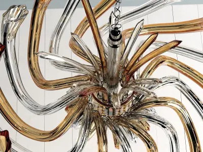 Alister Chandelier Iris Cristal Bohemia 3D model