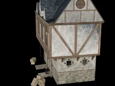 Medieval house  3D model