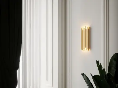 Modern Crystal Wall Lamp 3D model