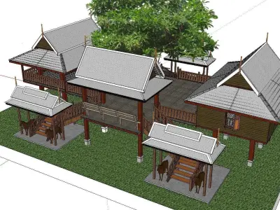 Creative Design-Holiday Cabin-05 3D model