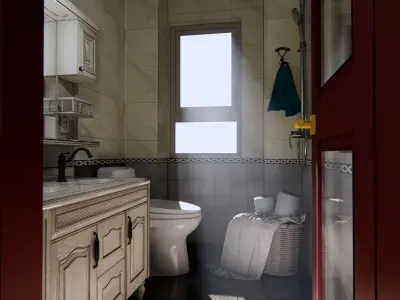 bathroom interior 3D model