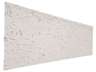 Stone Wall 3D Scan  Low-poly 3D model