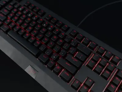 Keyboard Low-poly 3D model