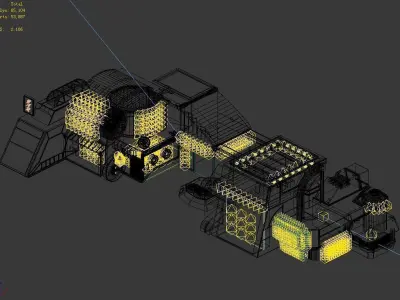 Titan-Small Base Bar - Repair Shop 3D model