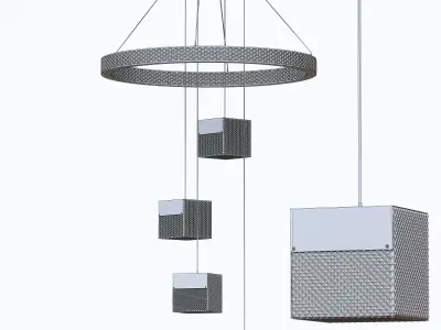 Chandelier Laster Light 3D model