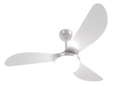 Ceiling Fan 3D Model Blender OBJ FBX STL Multi Format Low-poly 3D model