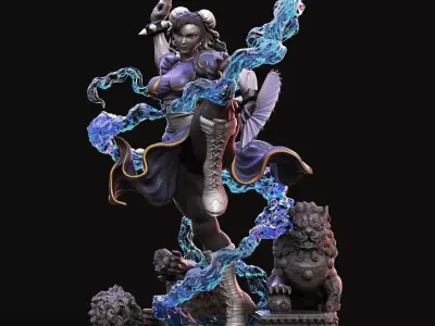 Chun li  Street Fighter  3D model