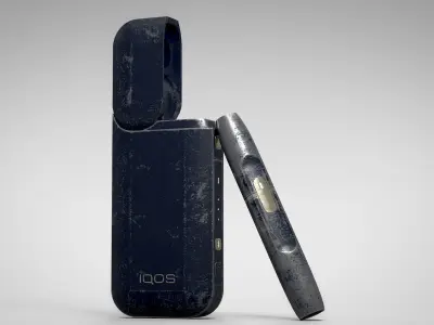 IQOS Painted Grungy PBR Low-poly 3D model