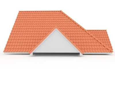 Realistic Roof Shingles 10 3D model