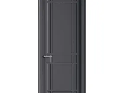 Modern entrance door 51 3D model