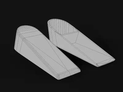 Door Stoppers Free low-poly 3D model