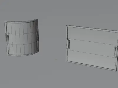 Windows SciFi  dusty look  3D model