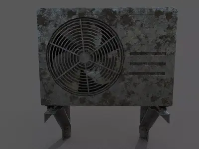 Air Conditioner Low-poly 3D model Low-poly 3D model
