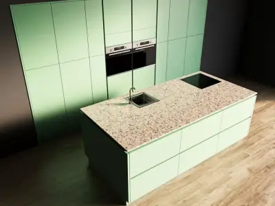 71-Kitchen11 matte 6 3D model