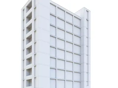 Building 04 Low-poly 3D model purchase
