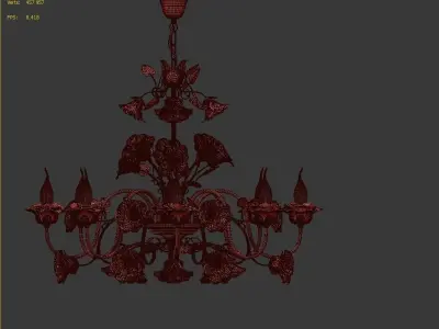 Chandlier Italy Export  3D model