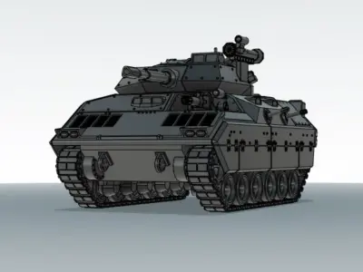 Bradley Pattern IFV 3D print model