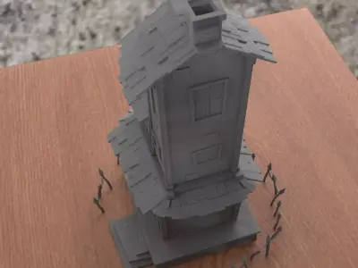 Haunted Halloween House 3D print model