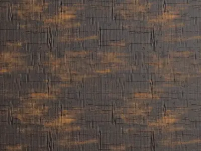 Stylized Blue and Orange Woven Plastic Pattern PBR Seamless Texture