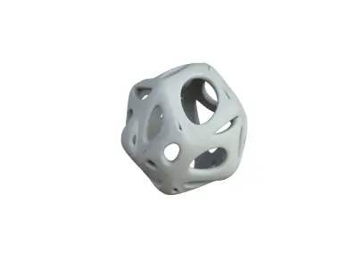 SciFi Cube Object No 18519 Low Poly Shape Texture