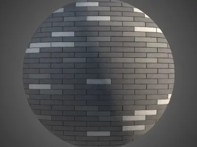 8k Large Area Linear concrete paving 02 - 3 Variations Texture